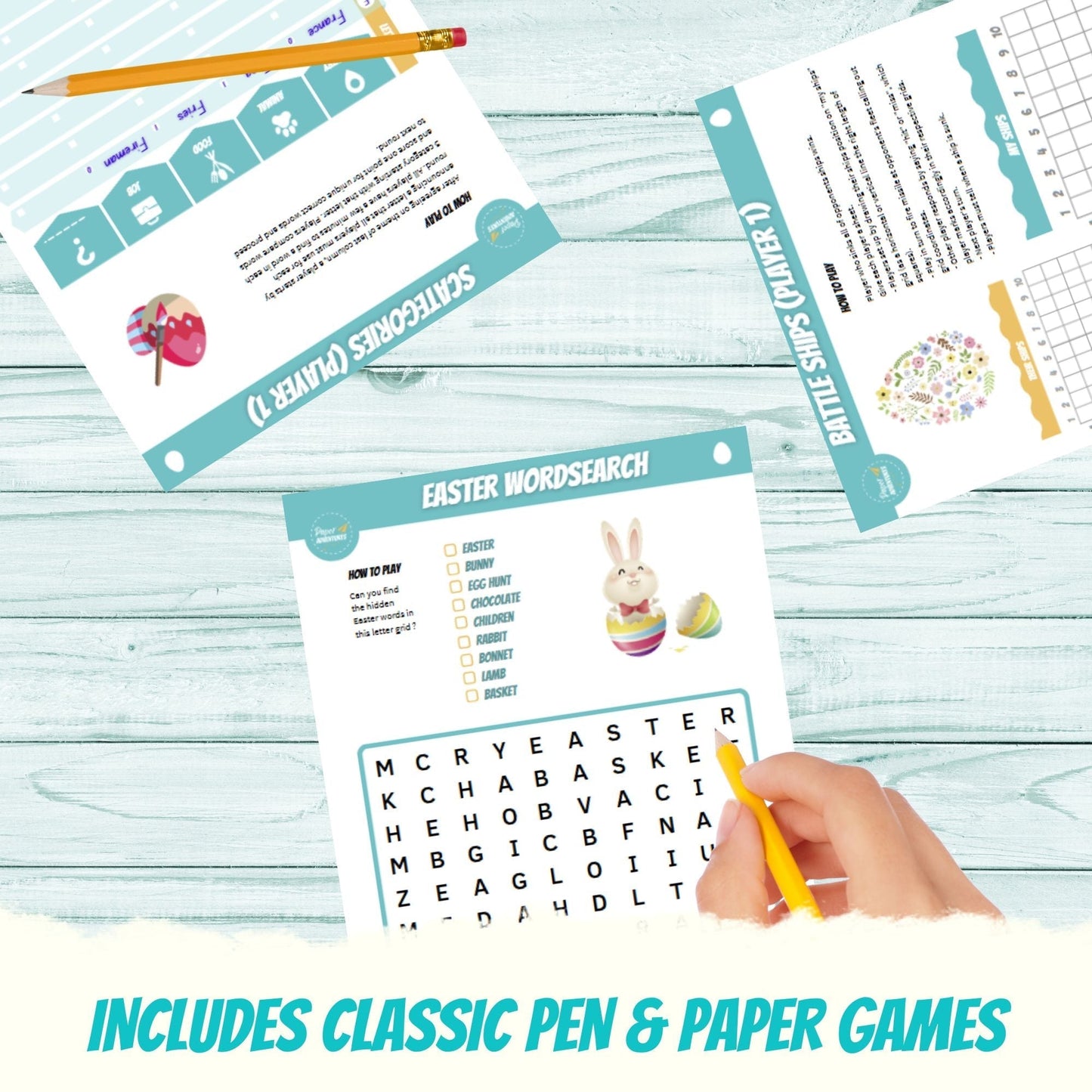 Easter Escape Room for Kids at home - charades