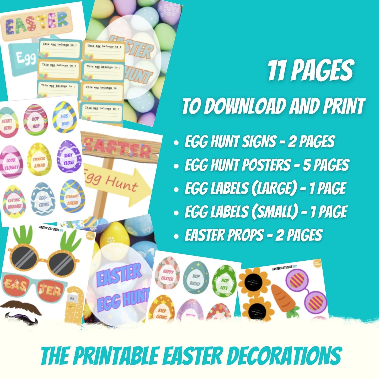 Easter Escape Room for Kids at home - easter decoration