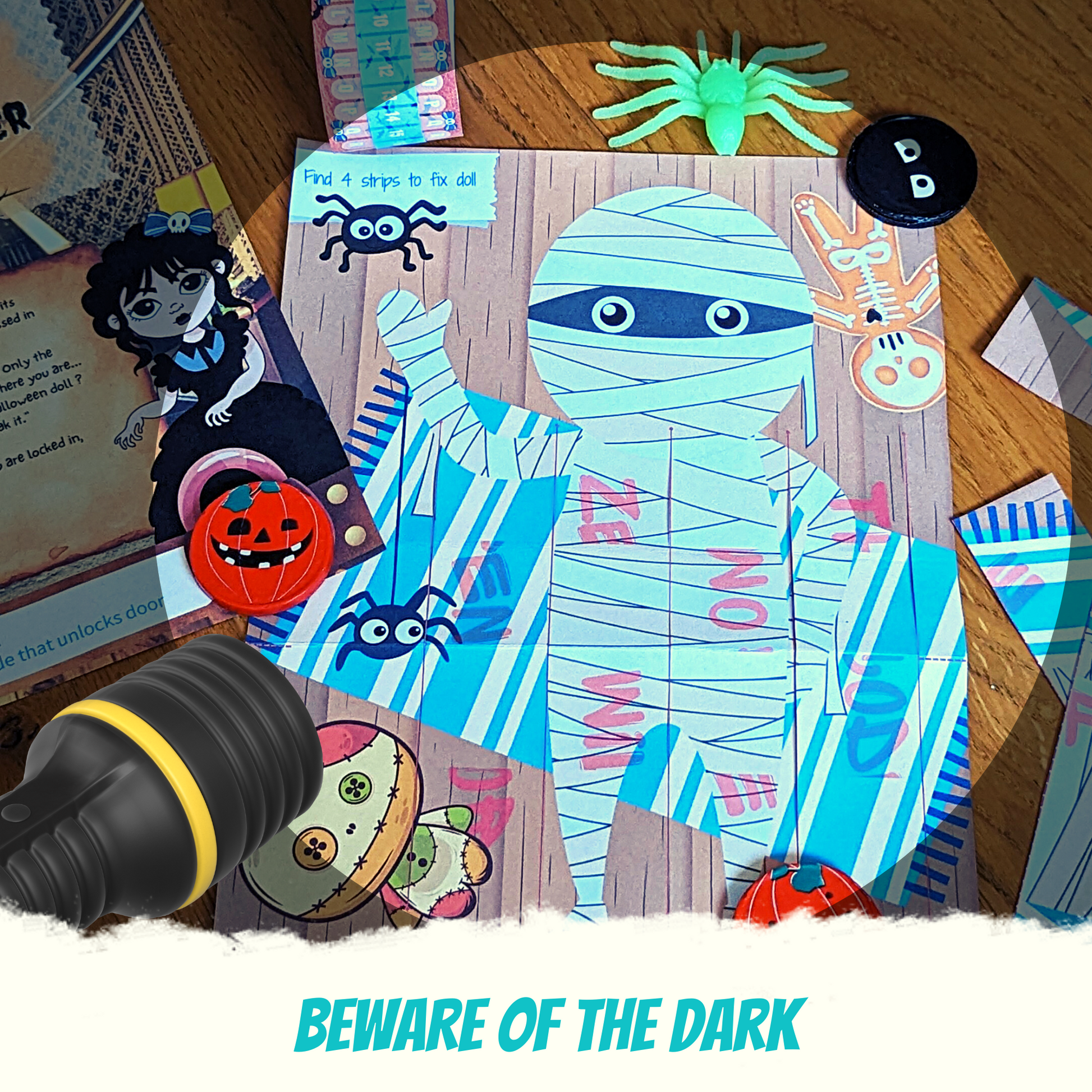 Escape Room for Kids at home : Great Halloween Escape Halloween children party game - mummy puzzle