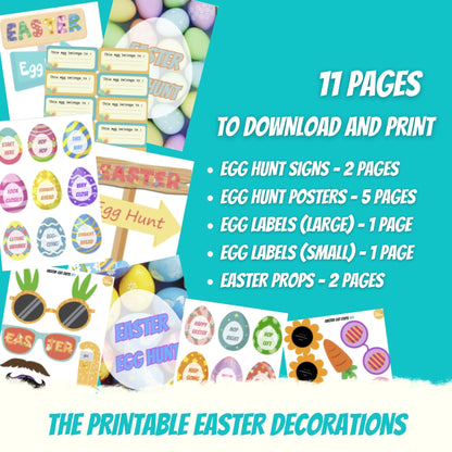 Easter Escape Room for Kids at home - easter decoration