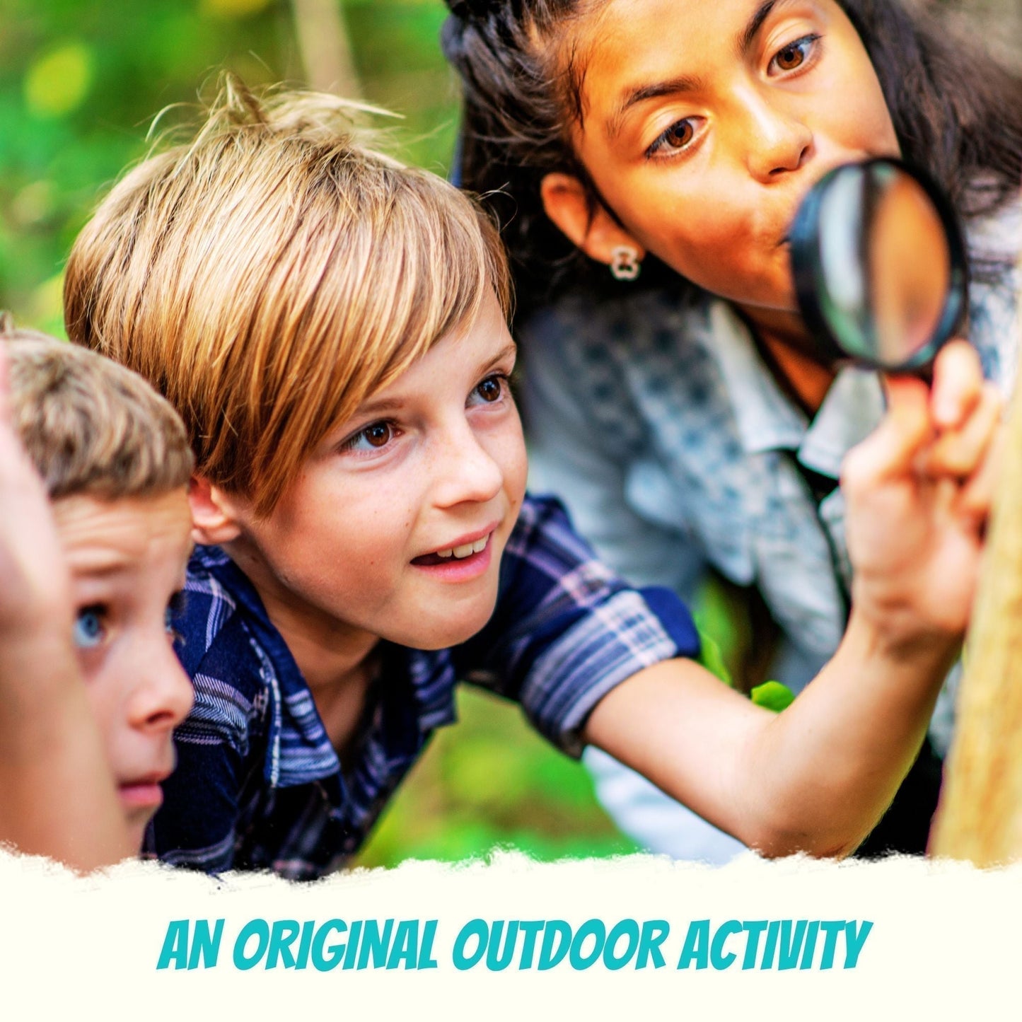 Escape Room for kids and escape game at home perfect for children birthday parties : Great Outdoor Escape summer camp children party game - children exploring nature