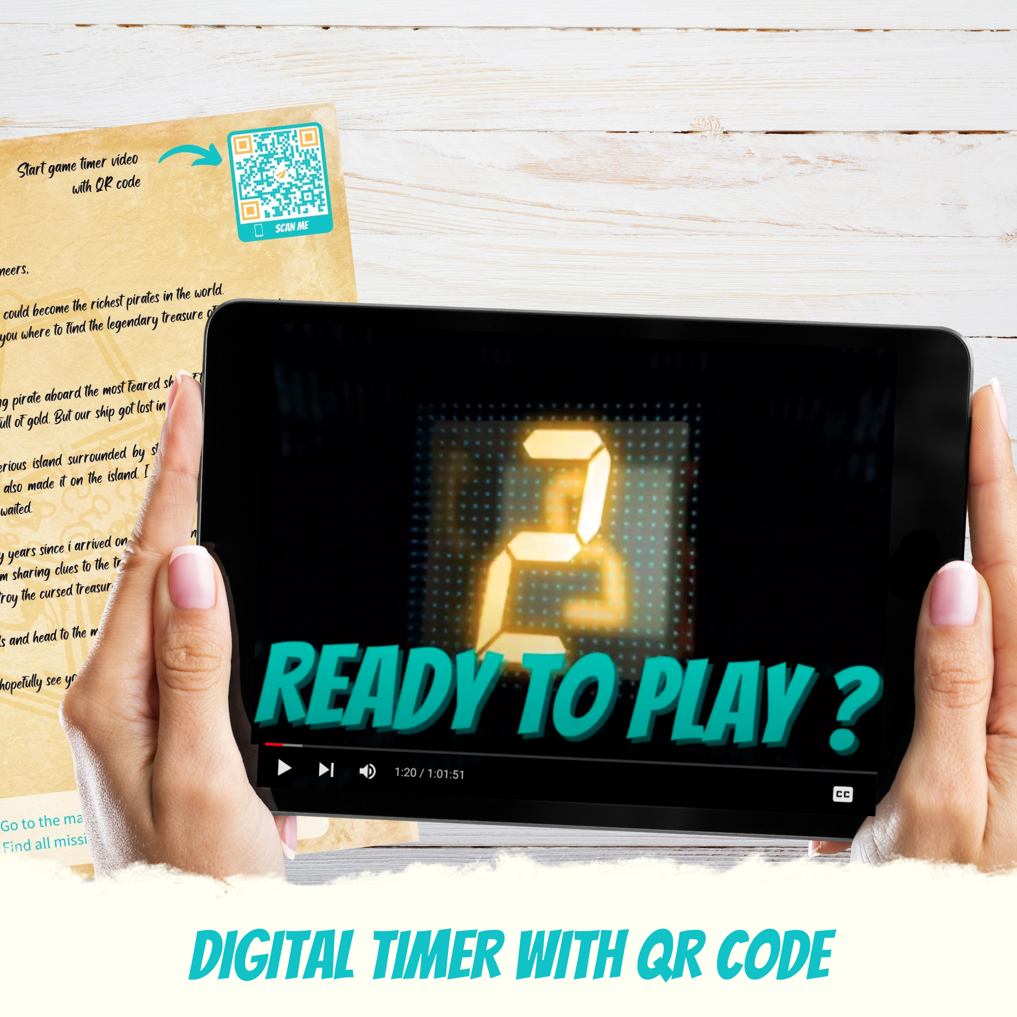 Great Wizard Escape game for kids at home fans of harry potter . Family activity like a scavenger hunt- QR code timer