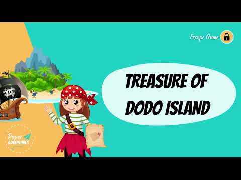Kids escape room game from Paper Adventures - Trailer of Treasure of Dodo Island